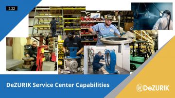 DeZURIK Service Centers Capabilities