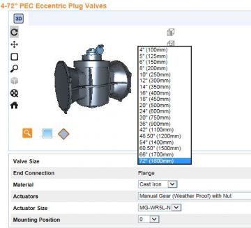 CAD Models for 24” & Larger Eccentric Plug Valves Now Available