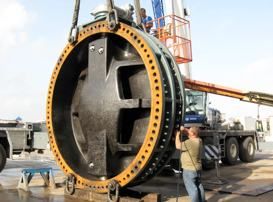 DeZURIK Manufactures First 144" AWWA Butterfly Valves