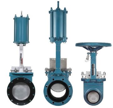 DeZURIK Announces Extended Flange  Urethane Lined Knife Gate Valves